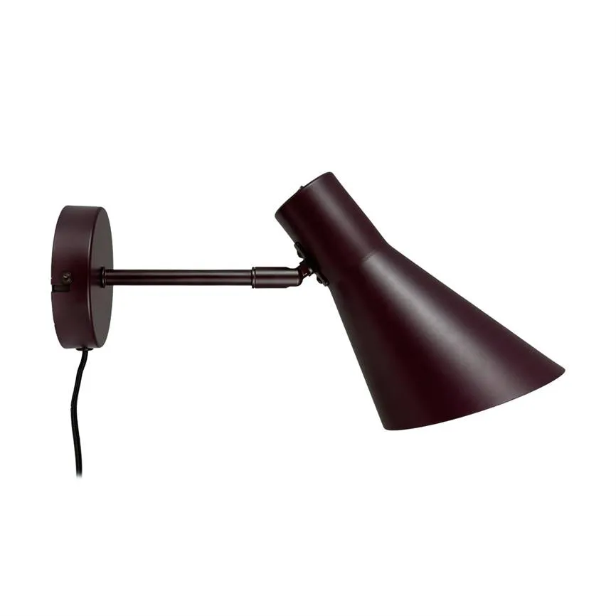 Dyberg Larsen DL12 vegglampe brun metall