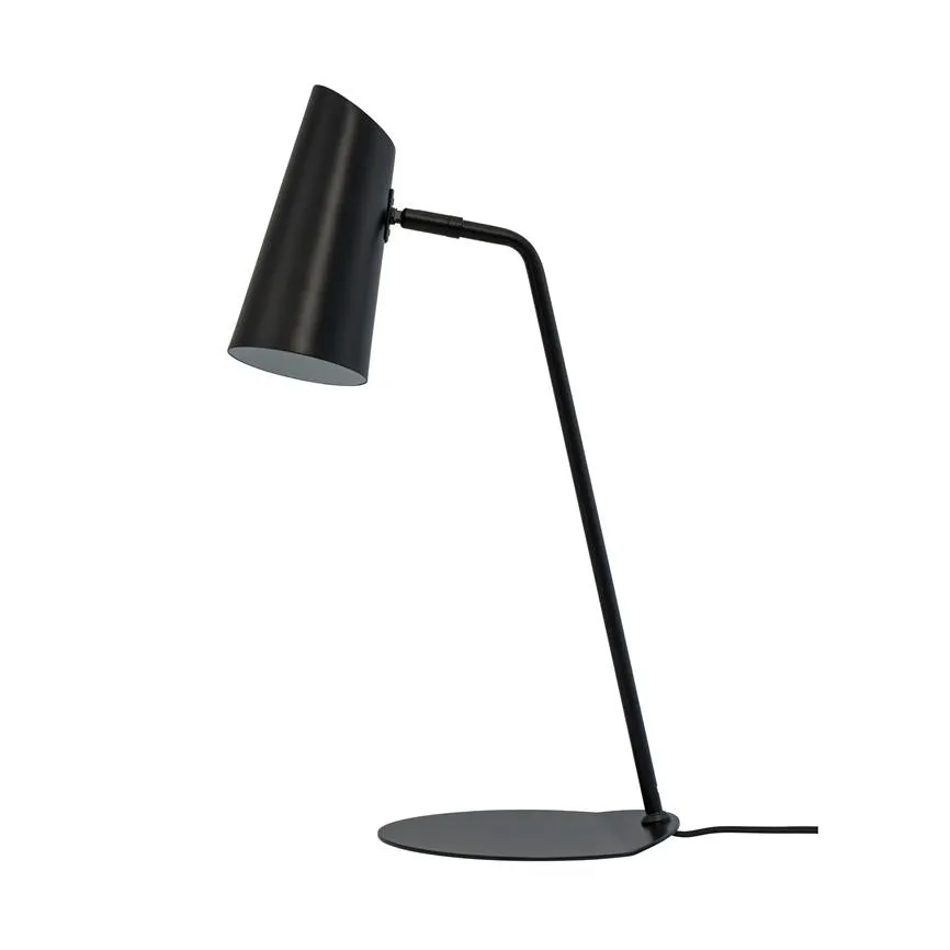 Dyberg Larsen Pallas bordlampe sort justerbar