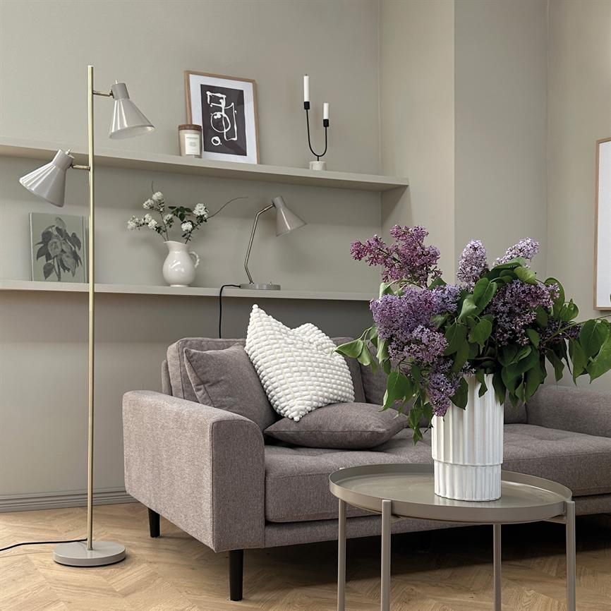 Dyberg Larsen Sleep gulvlampe brun jordfarge