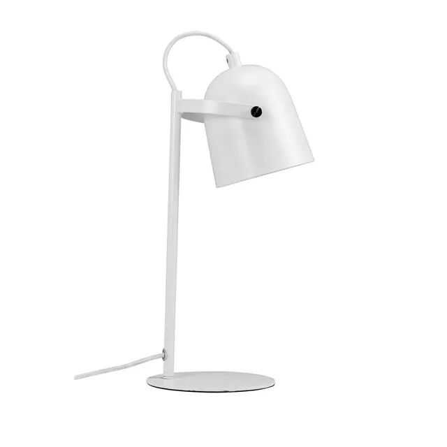 Dyberg Larsen Oslo bordlampe hvit metall