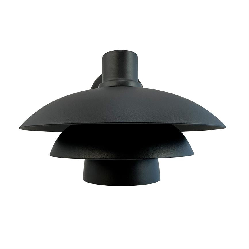 Dyberg Larsen Morph utelampe vegglampe Ø24 svart