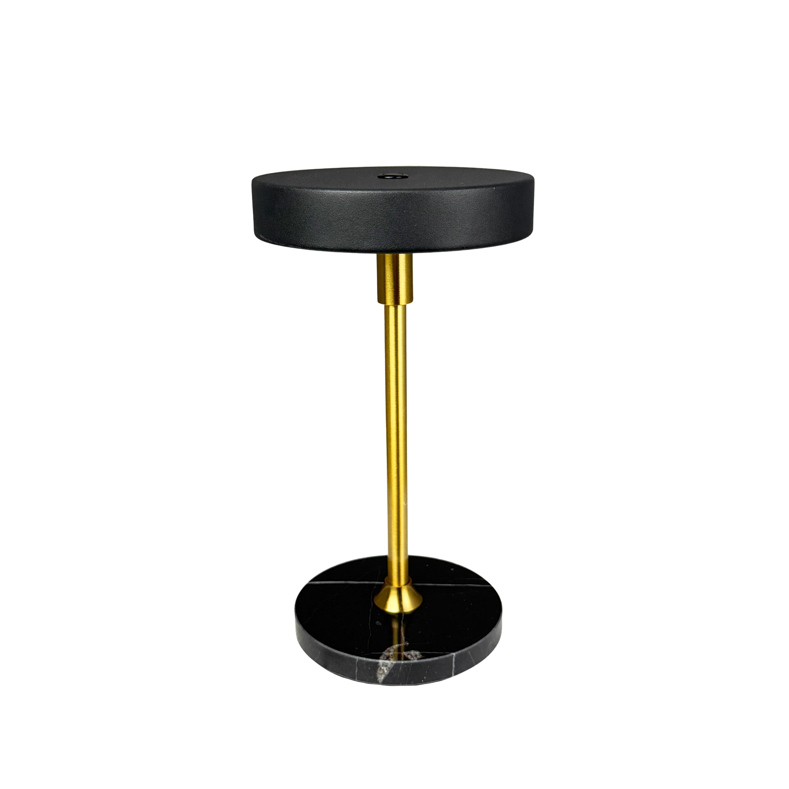 Dyberg Larsen Moonlight Mini bordlampe sort/marmor varmt lys