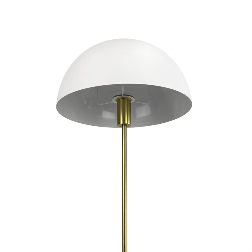 Dyberg Larsen Stockholm gulvlampe hvit/messing