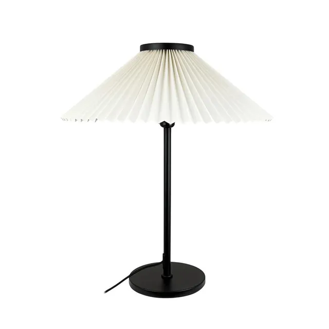 Dyberg Larsen Plissé bordlampe plissert