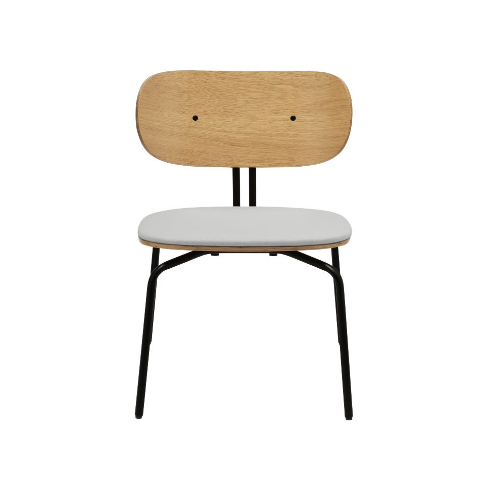 Umage Curious sittepute loungeføtølj teddy white tekstil