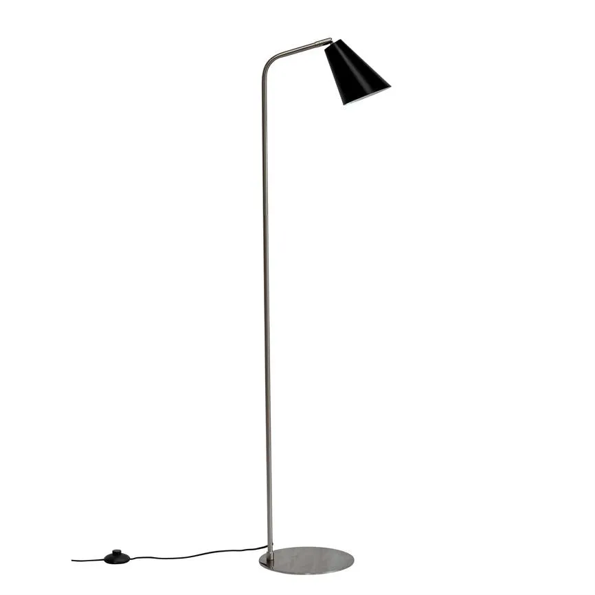 Dyberg Larsen Oswald gulvlampe svart stål