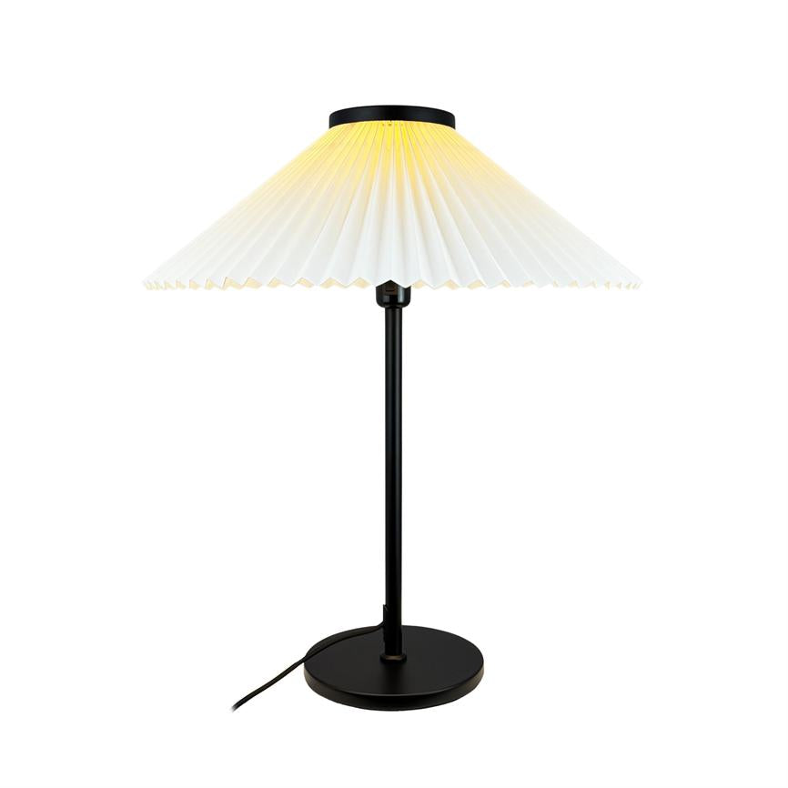 Dyberg Larsen Plissé bordlampe plissert
