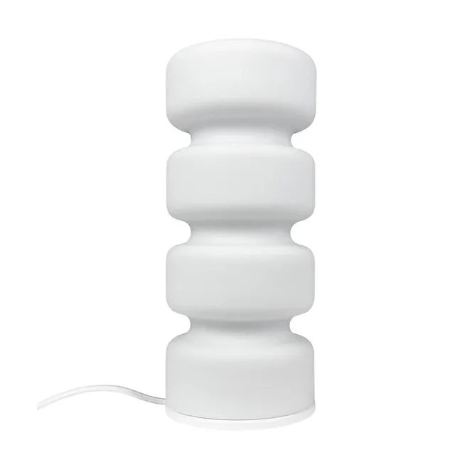 Dyberg Larsen Olive bordlampe opal med riller E27