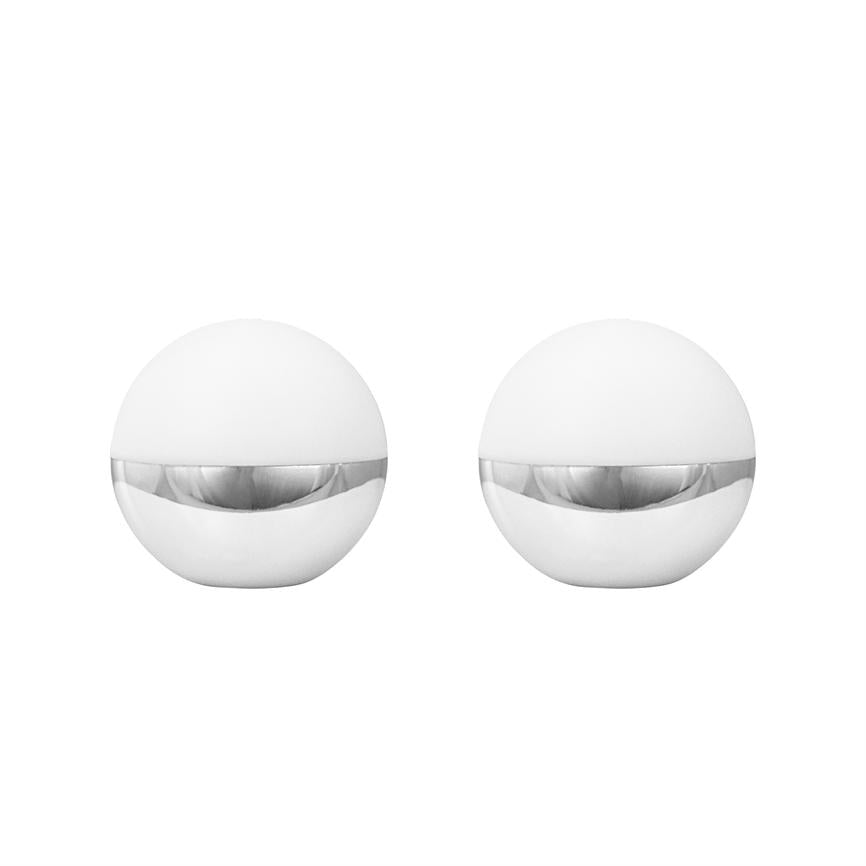 Dyberg Larsen Alba bordlampe krom 2 stk oppladbar