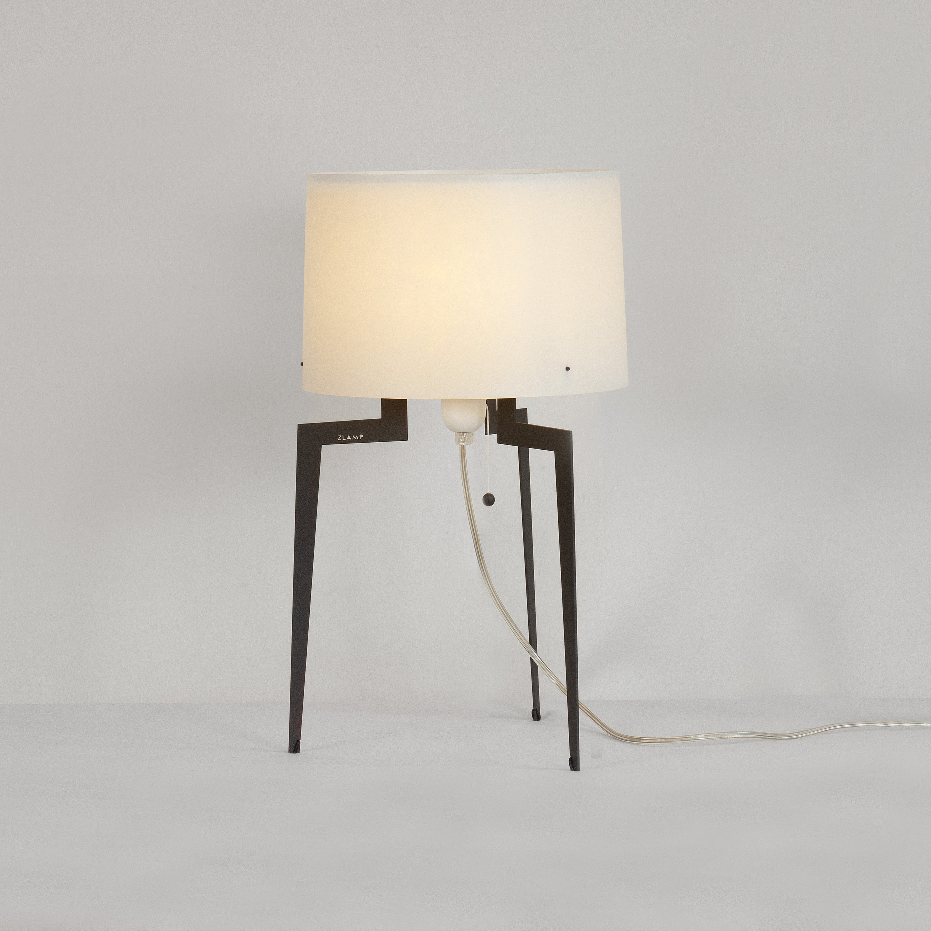 Zlamp Zpindel stor bordlampe hvit morbærpapir