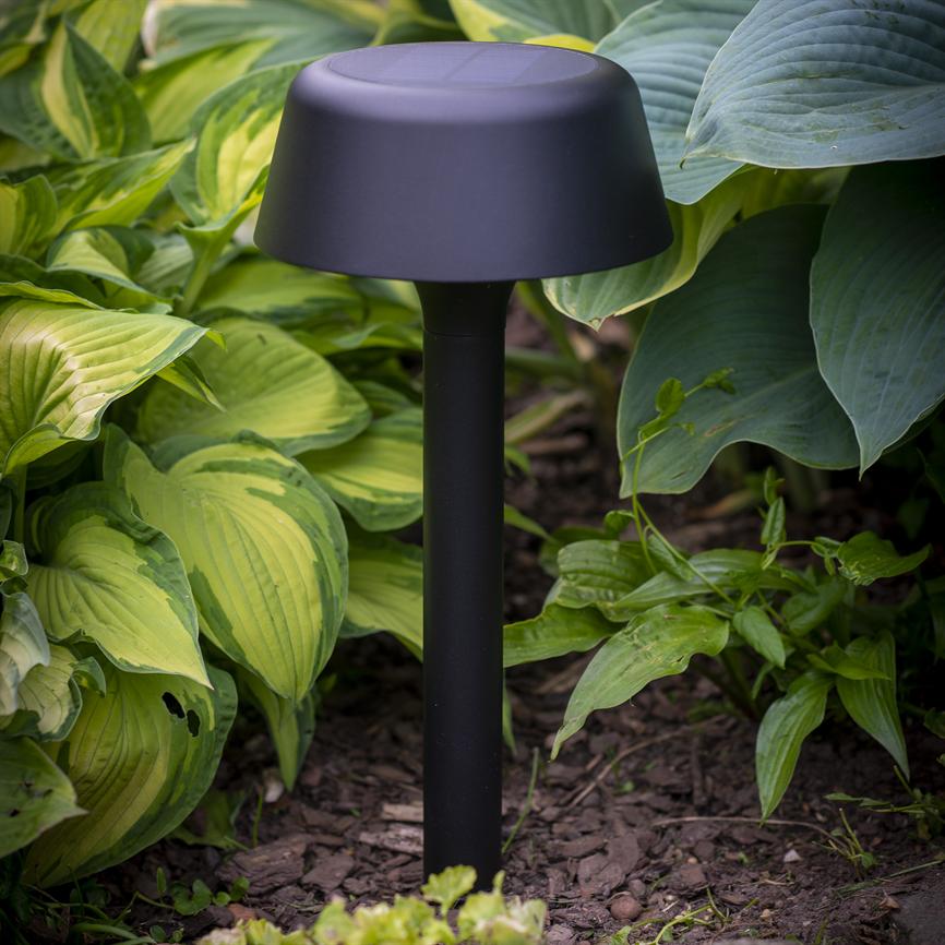Dyberg Larsen Valencia solcellelampe svart