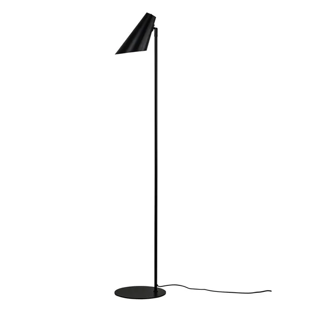 Dyberg Larsen Cale gulvlampe svart metall leselys