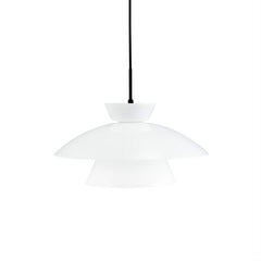 Dyberg Larsen Valby pendel Ø28 opal taklampe sort