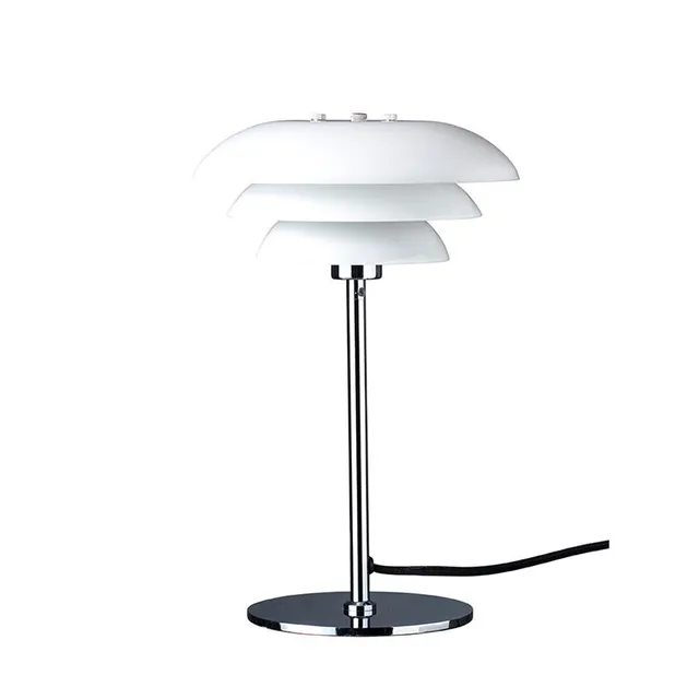 Dyberg Larsen DL20 bordlampe opal krom