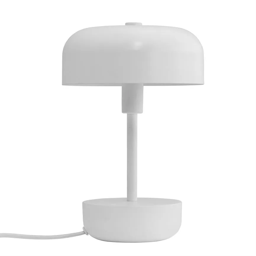 Dyberg Larsen Haipot bordlampe hvit G9 25,7 cm