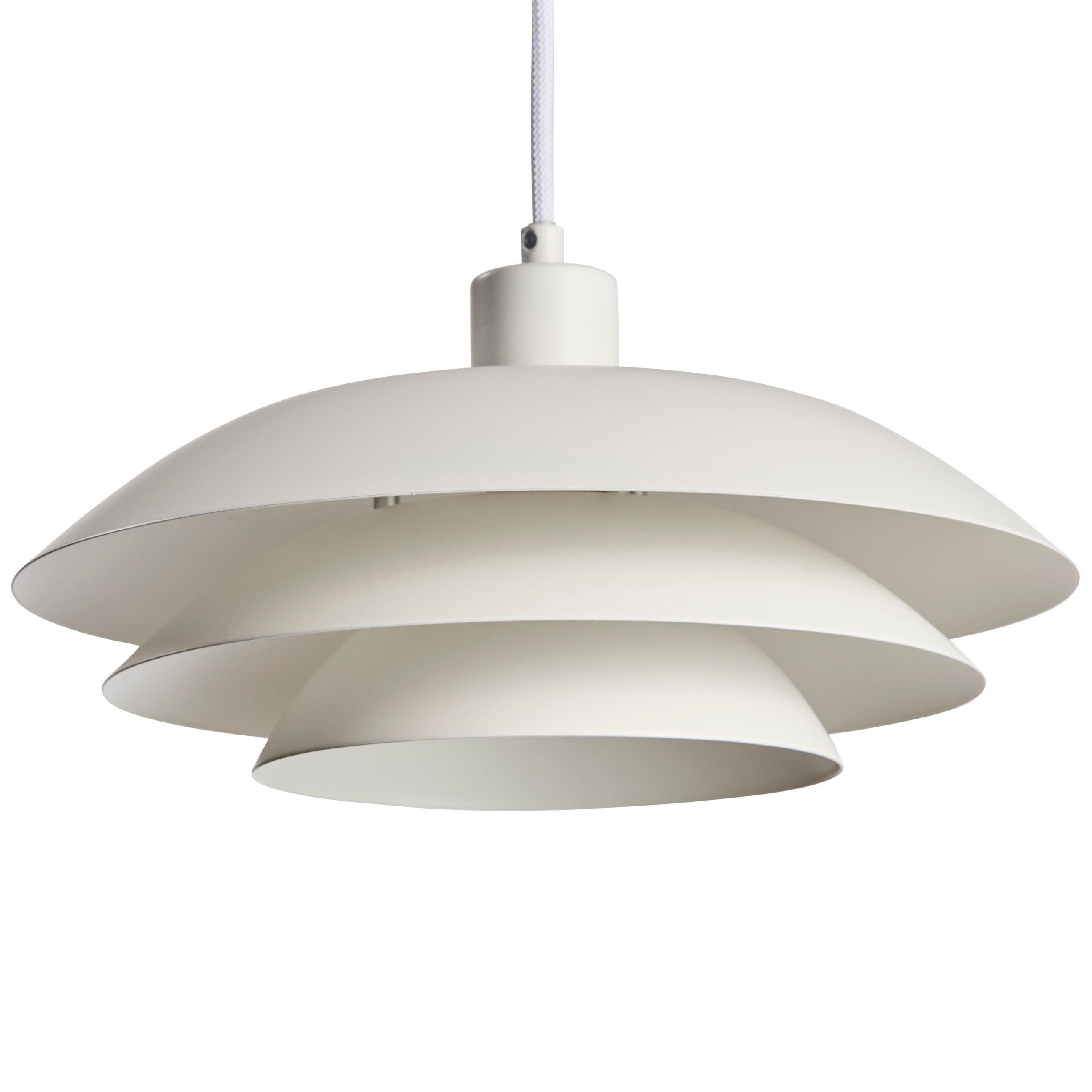 Dyberg Larsen DL31 pendel hvit minimalistisk