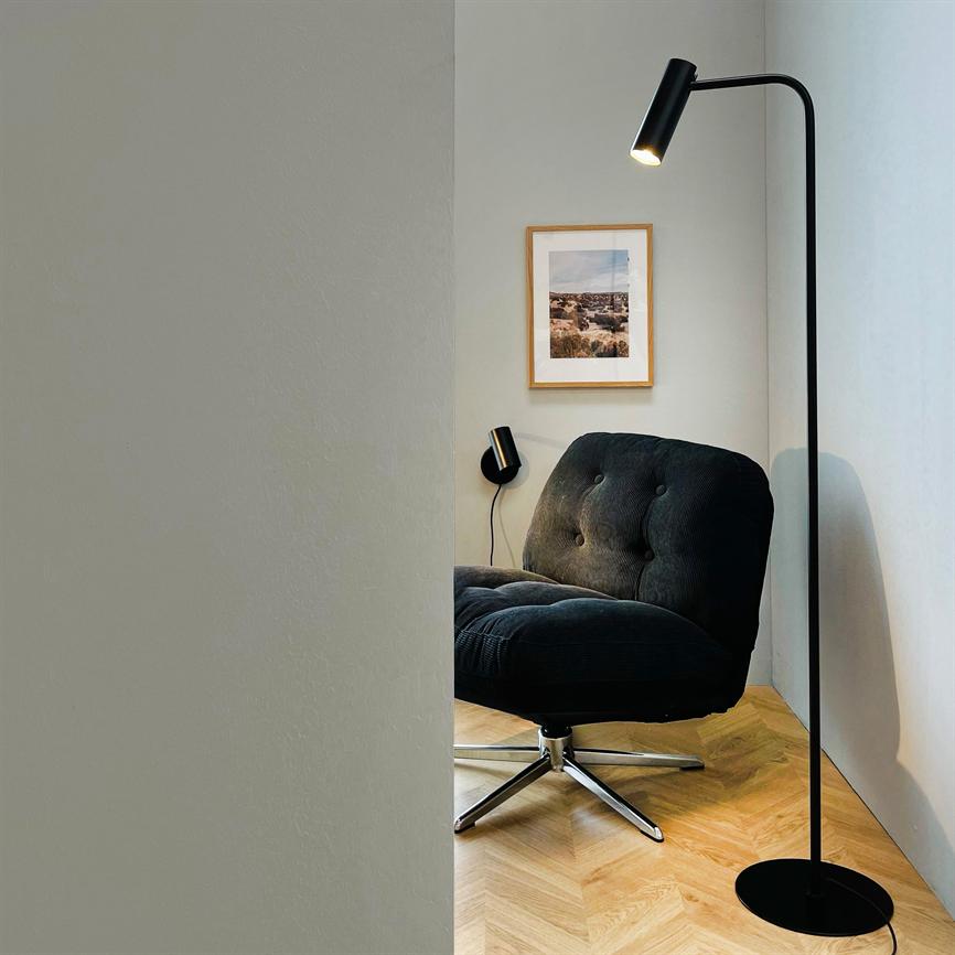 Dyberg Larsen Skagerrak vegglampe sort GU10