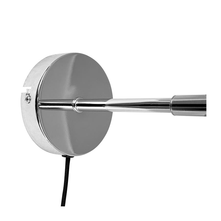 Dyberg Larsen DL12 vegglampe krom tidløs