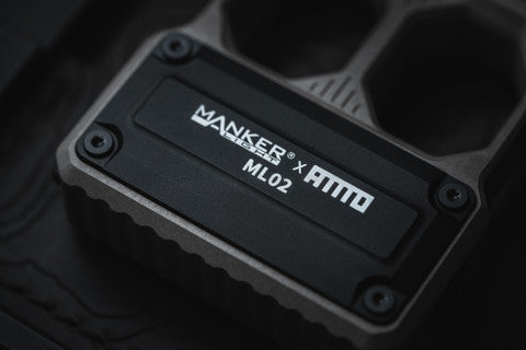 Master LED ML02 taktisk lommelykt svart 1050 lumen USB-C