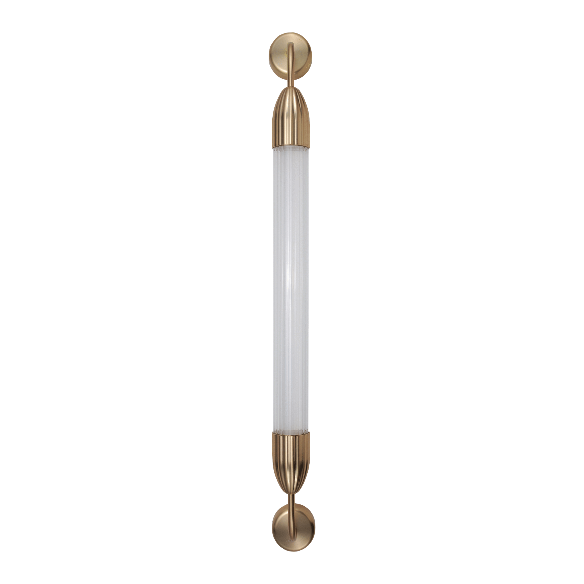Umage Lemon Squeeze Single vegglampe kort stål riflet glass