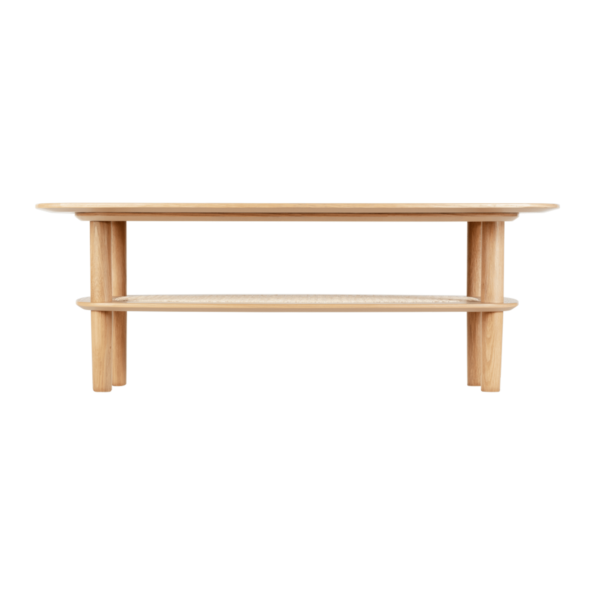 Umage Together Sleek Rectangle salongbord eik low rottinghylle