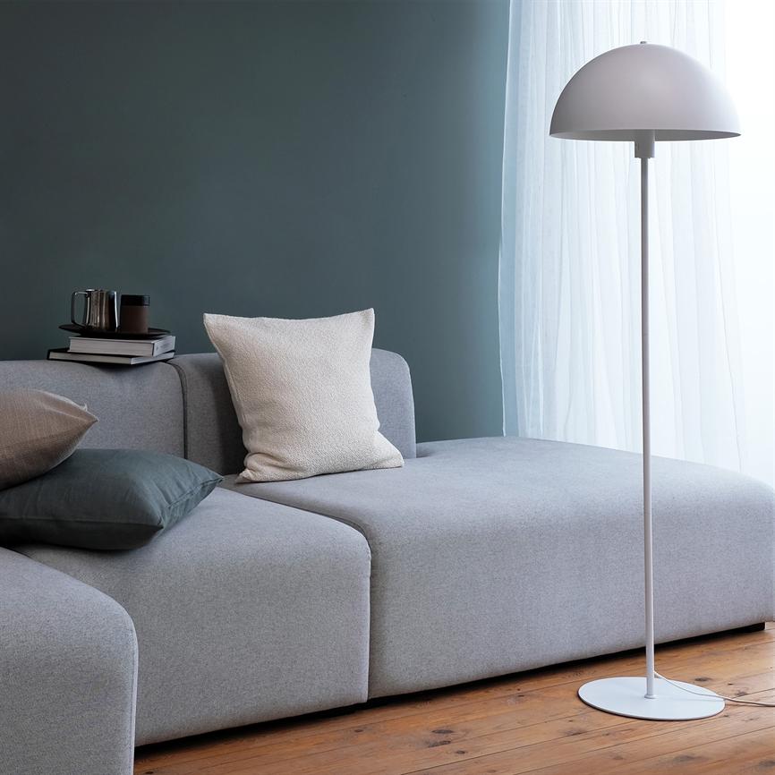 Dyberg Larsen Stockholm gulvlampe hvit metall