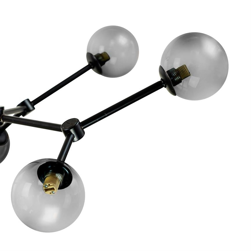 Dyberg Larsen Space lysekrone smoky 6-armet