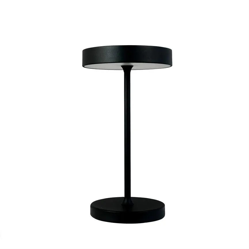 Dyberg Larsen Starlight bordlampe sort oppladbar LED