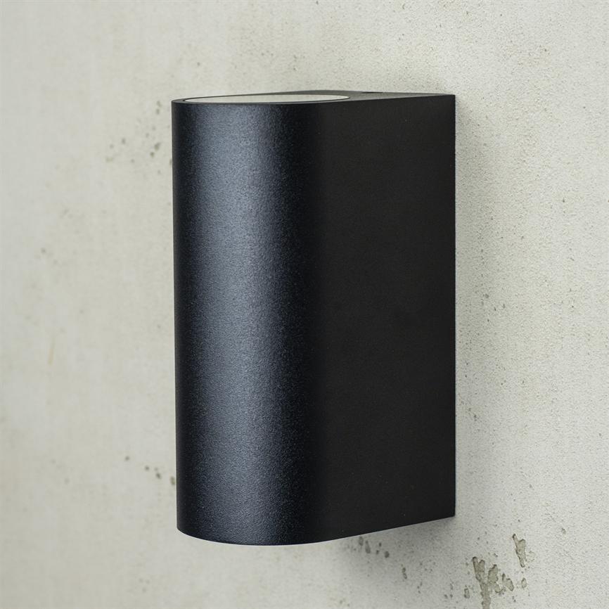 Dyberg Larsen Læsø Up/Down vegglampe utendørs sort