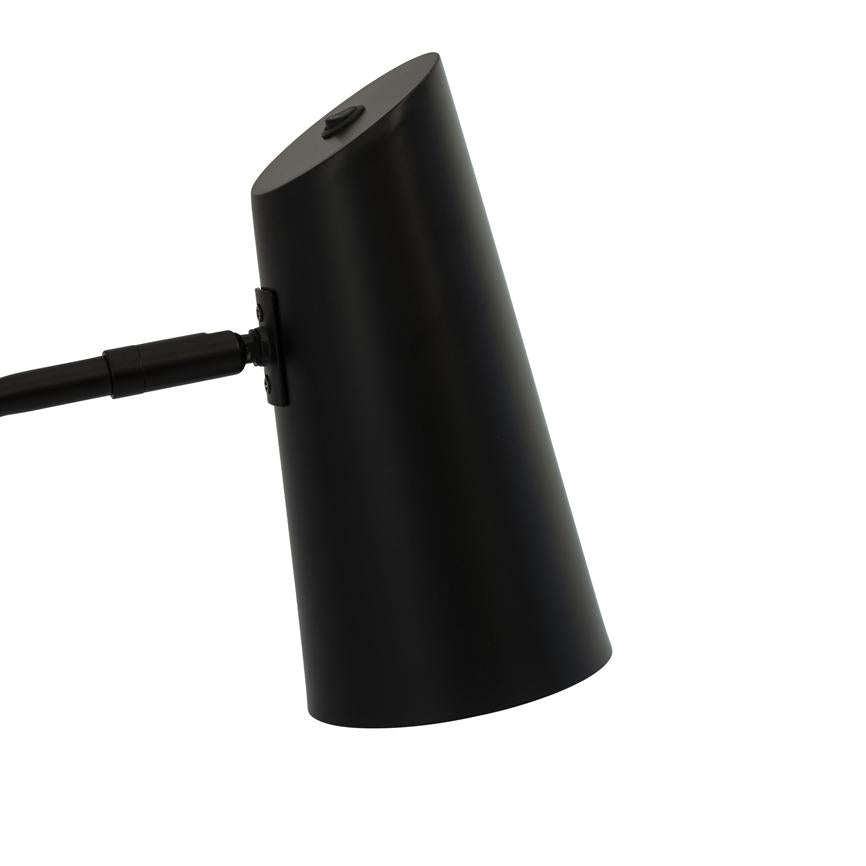 Dyberg Larsen Pallas bordlampe sort justerbar