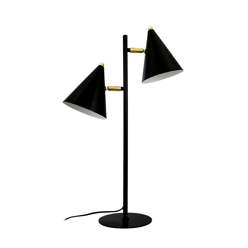Dyberg Larsen Rouen bordlampe sort metall