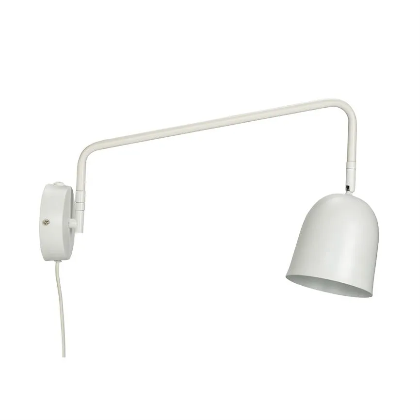 Dyberg Larsen Manchester vegglampe hvit E14
