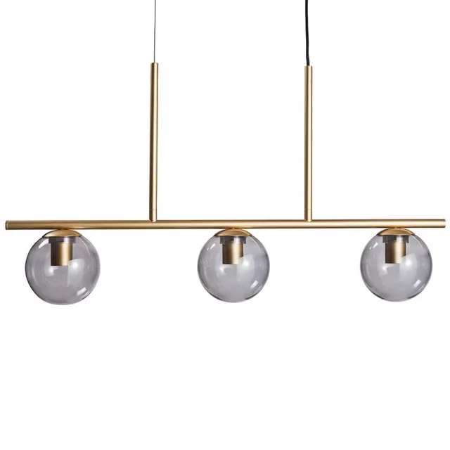 Dyberg Larsen Sophia taklampe smoke messing 91 cm