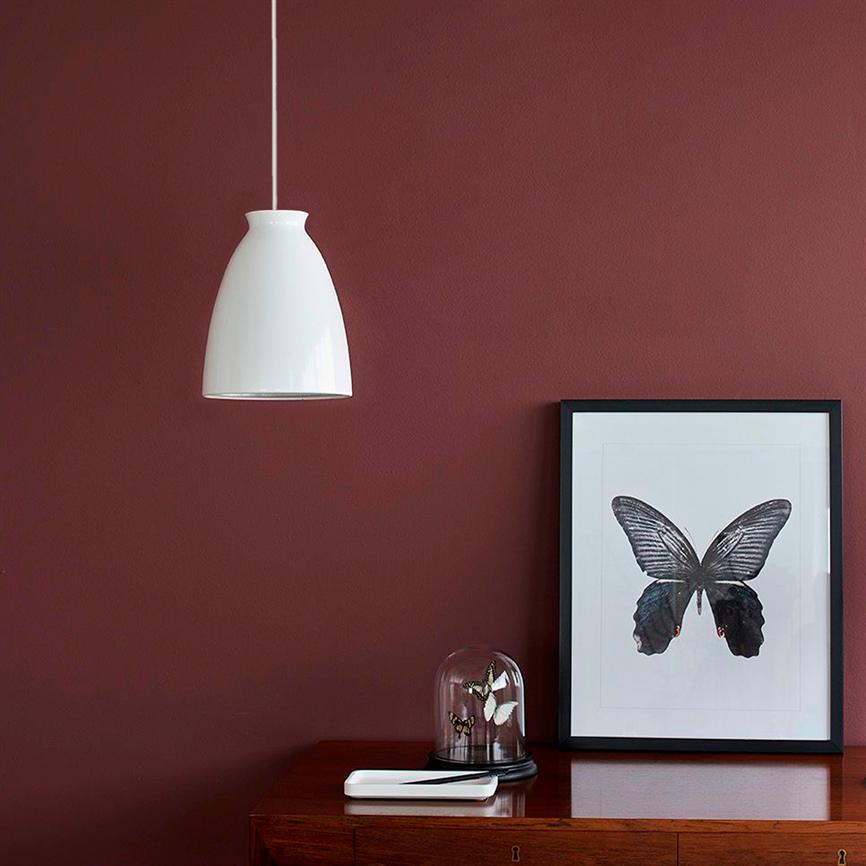 Dyberg Larsen Milano pendel Ø19 taklampe hvit