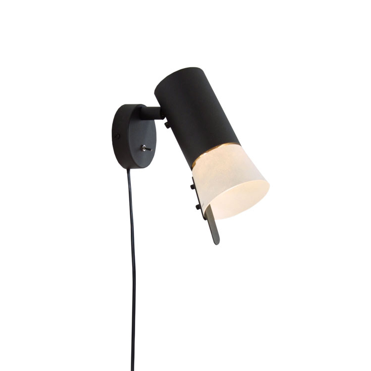 Zlamp Bezz 133 vegglampe mørkegrå leselampe 2700K