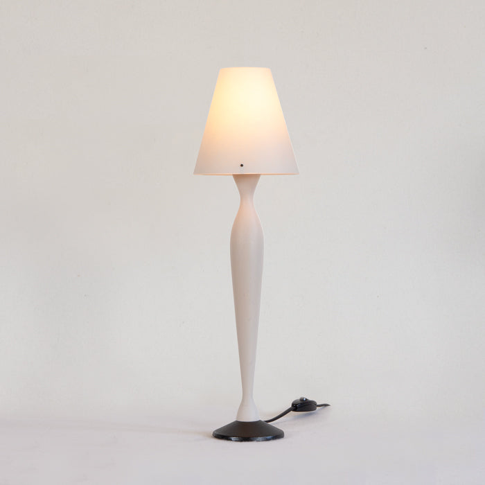 Zlamp Rebecca liten bordlampe grønngrå bjørk