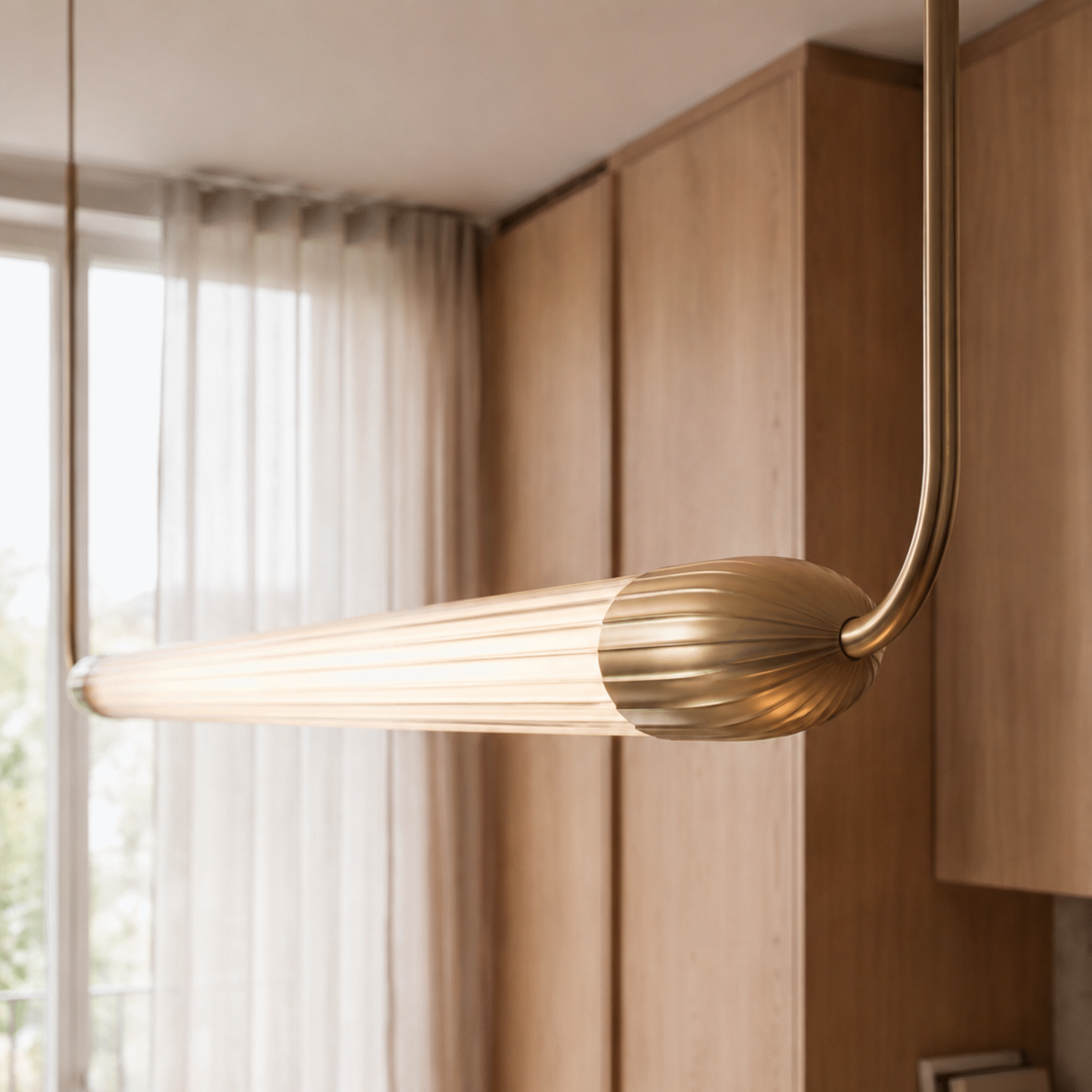 UMAGE Lemon Squeeze Linear pendellampe messing