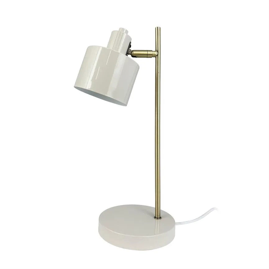Dyberg Larsen Ocean bordlampe beige messing