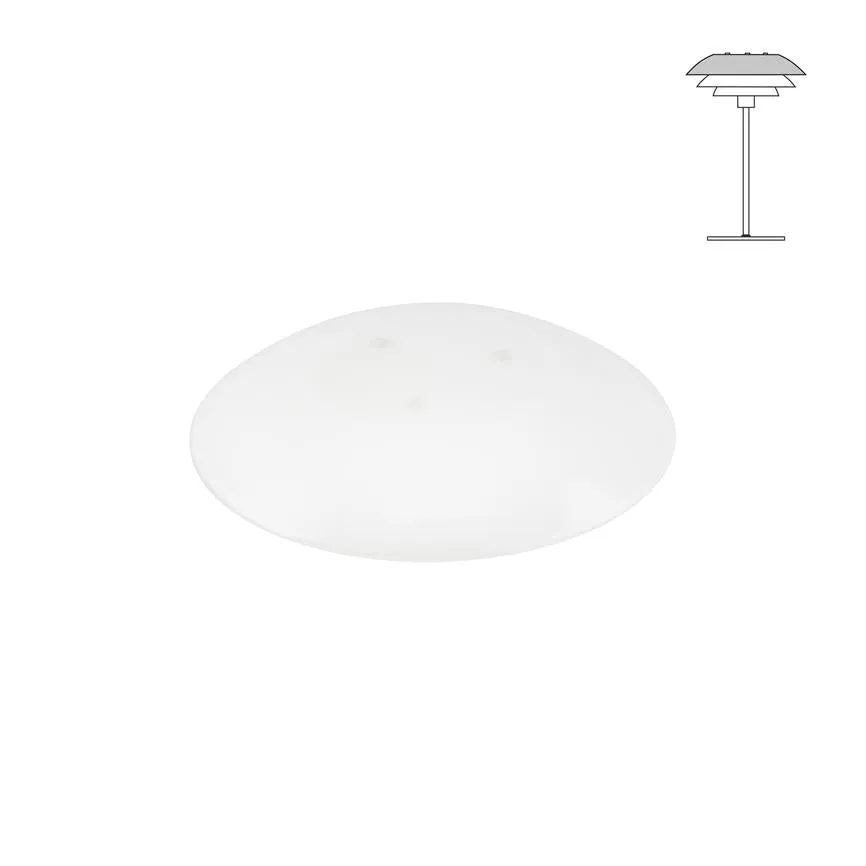 Dyberg Larsen DL20 reserveglass bordlampe opal