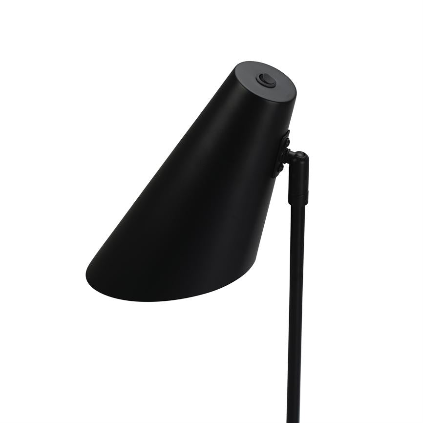 Dyberg Larsen Cale bordlampe sort svingbar