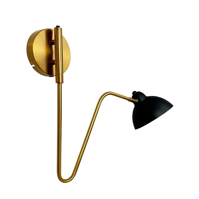Dyberg Larsen Futura vegglampe svart messing
