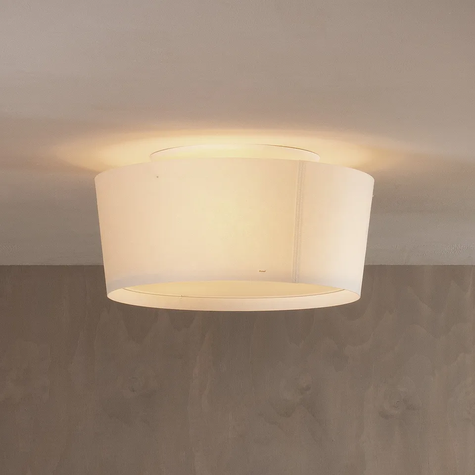Zlamp Z plafond 35 cm taklampe hvit morbærpapir