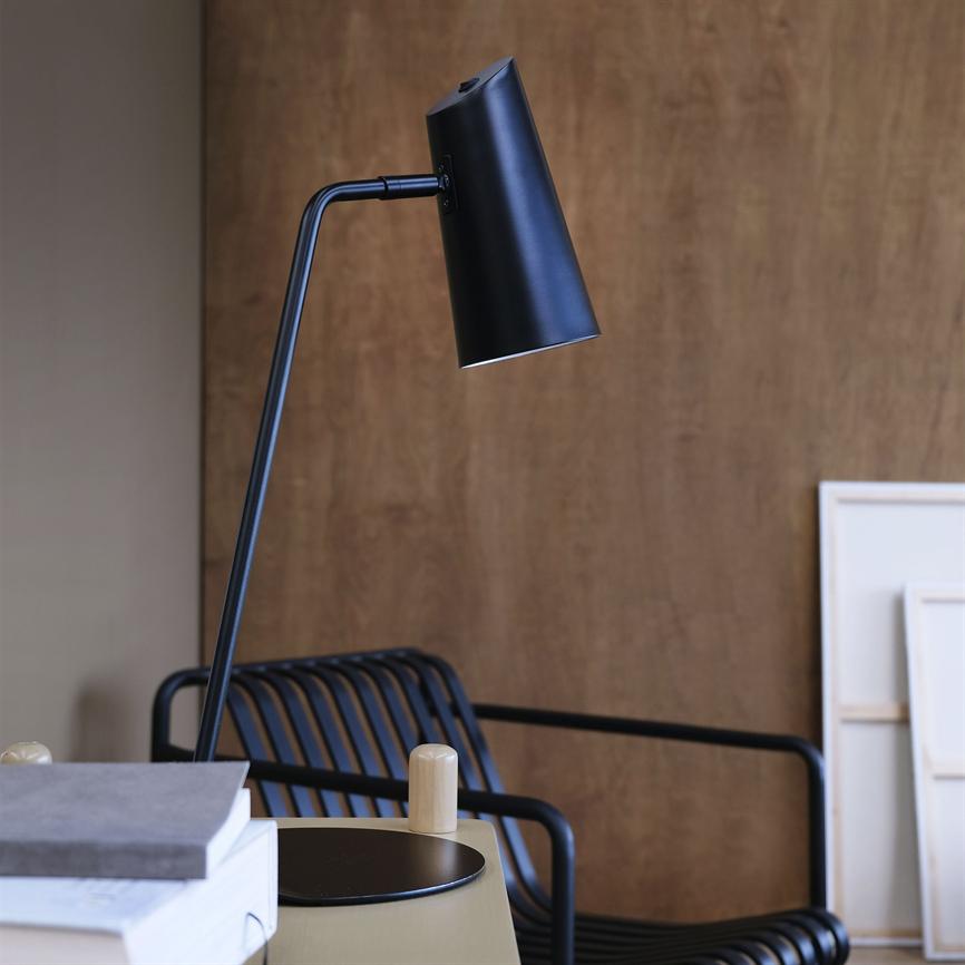 Dyberg Larsen Pallas bordlampe svart GU10