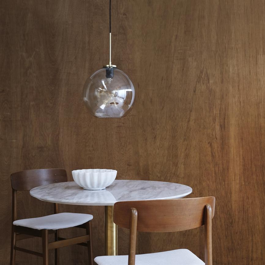 Dyberg Larsen Loop pendel Ø30 amber glasskuppel