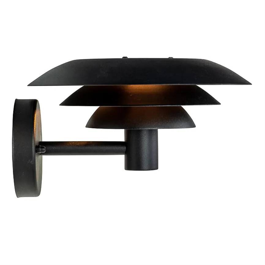 Dyberg Larsen DL25 utelampe svart 25 cm utendørs