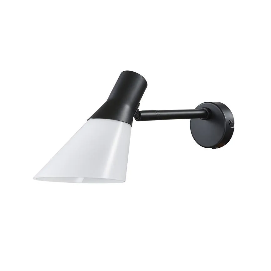 Dyberg Larsen Gent vegglampe sort opal