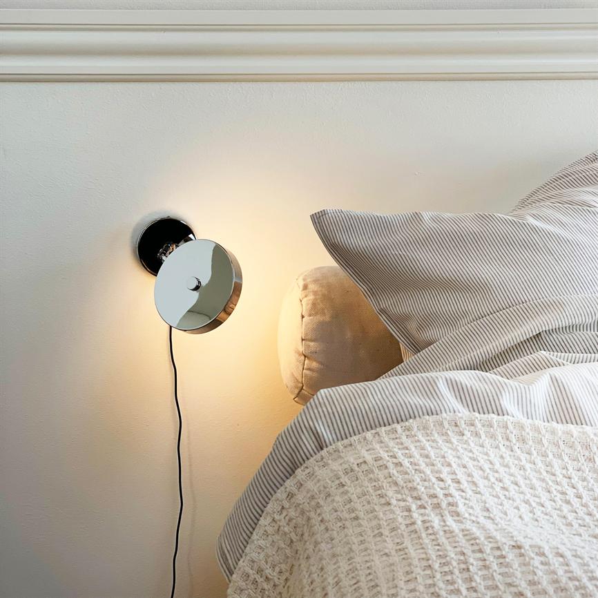Dyberg Larsen Starlight vegglampe krom dimbar