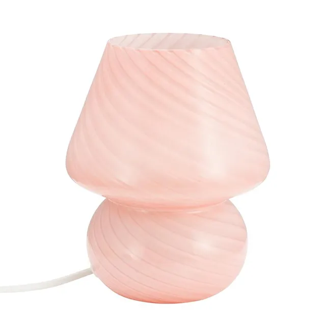 Dyberg Larsen Fanny bordlampe rosa opalglass stemningslys