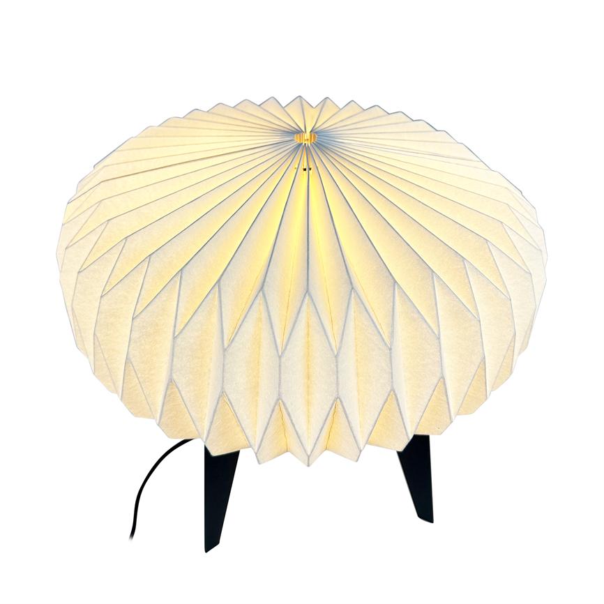 Dyberg Larsen Ventnor bordlampe papirskjerm natur