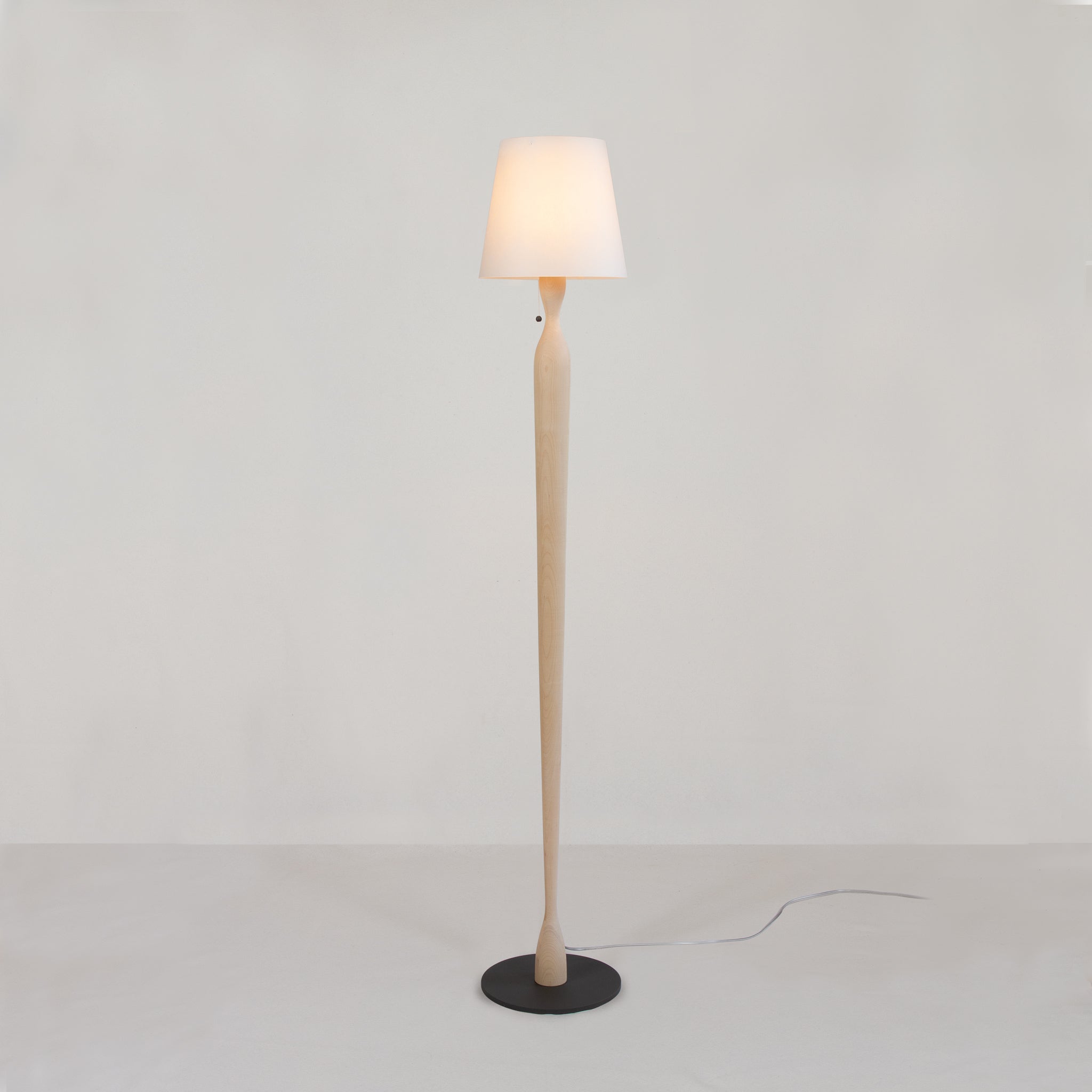 Zlamp Janzon 544-2417 gulvlampe bjørk hvit